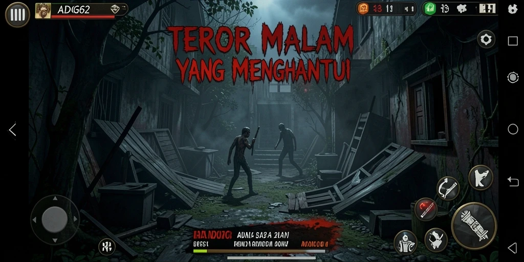 Gameplay menyeramkan di ADG62 dengan suasana mencekam.