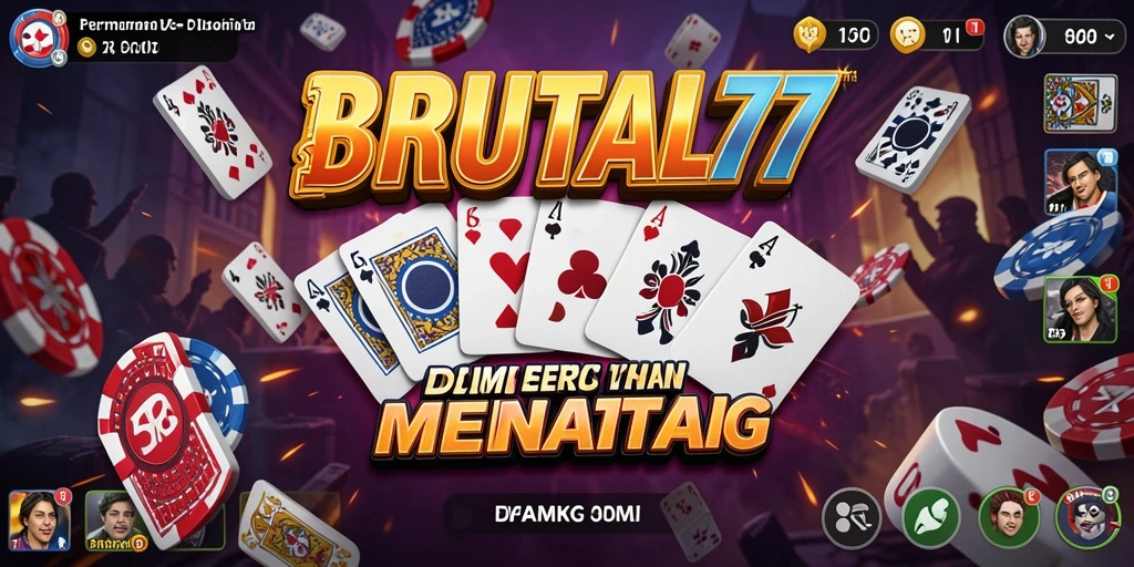 Tampilan gameplay BRUTAL77 yang menarik dan penuh aksi.