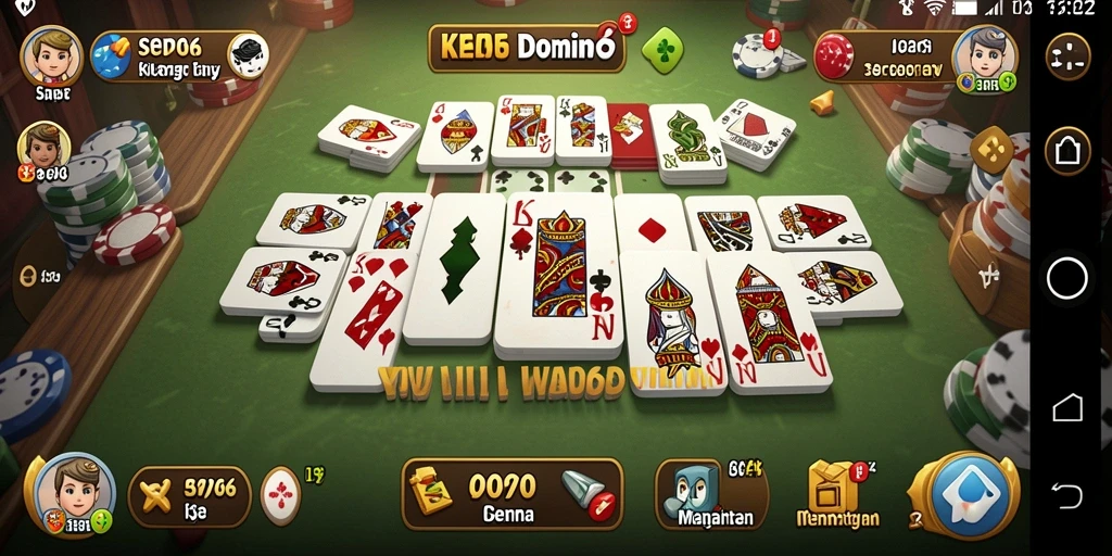 Tampilan gameplay seru KEPO66 dalam permainan Domino.