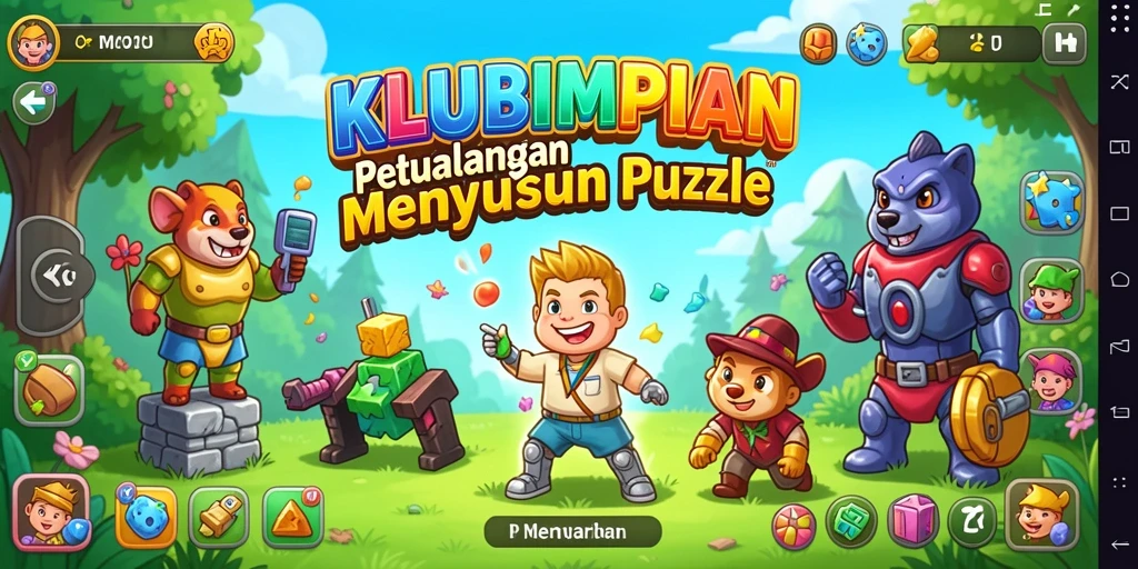 Gameplay KLUBIMPIAN yang seru dan penuh tantangan.
