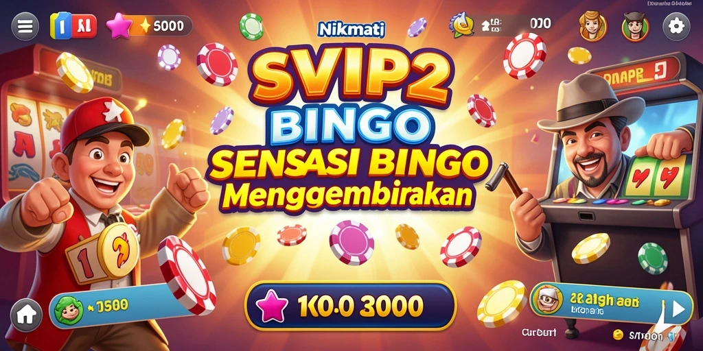 Screenshot gameplay menyerupai permainan Bingo yang mendebarkan.